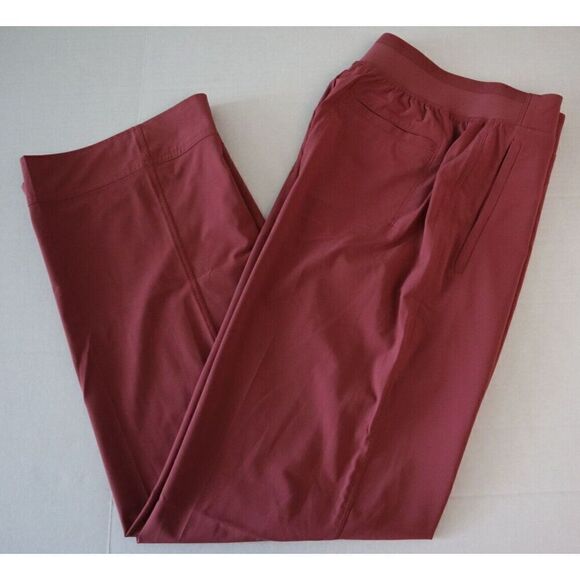 Athleta 658449-01 Women Sz 0 Rose Berry Brooklyn Heights Hi-Rise Wide Pants - Picture 12 of 15